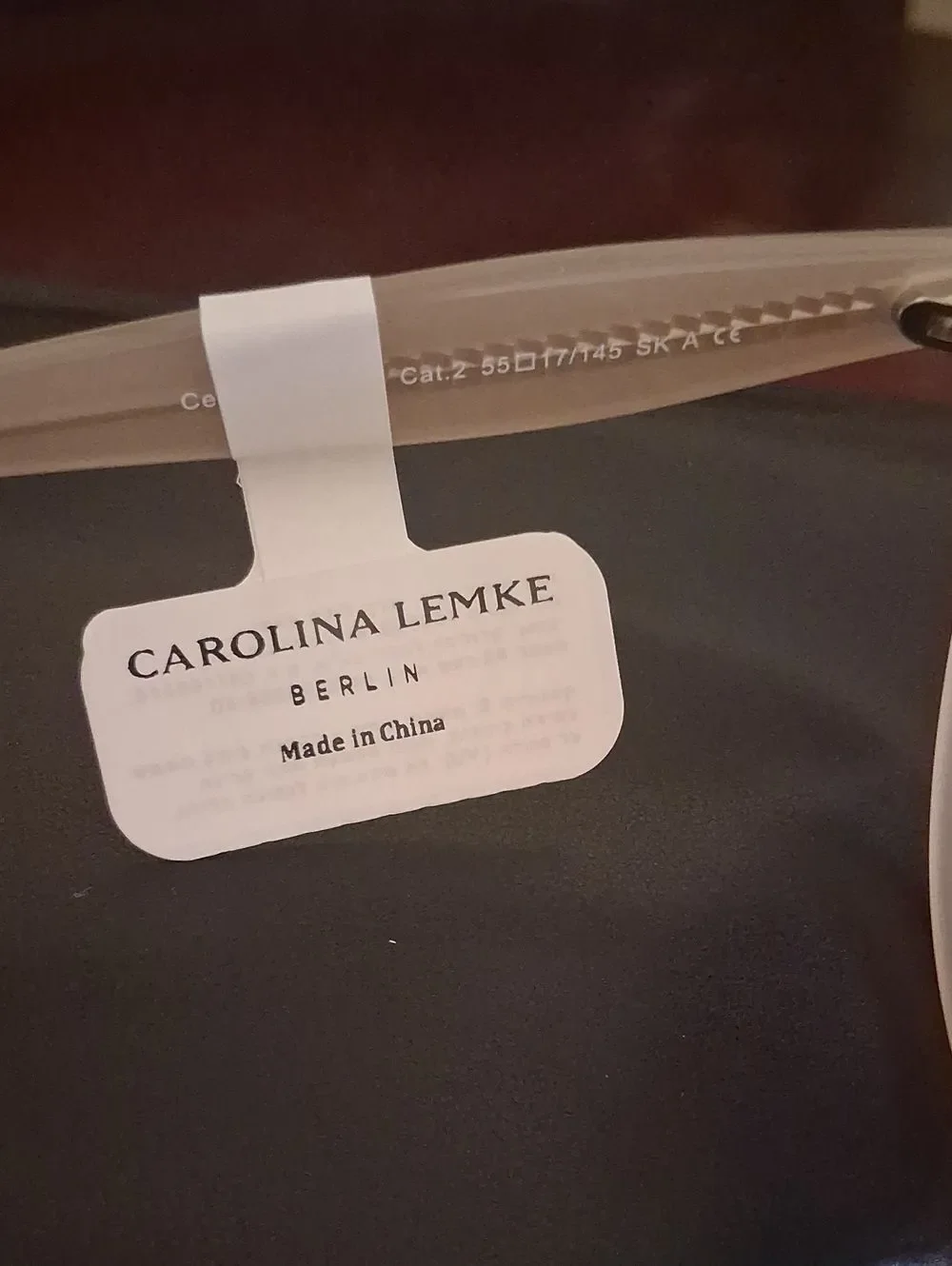 Carolina Lemke Berlin Milky Sand Sunglasses New With Original Packaging